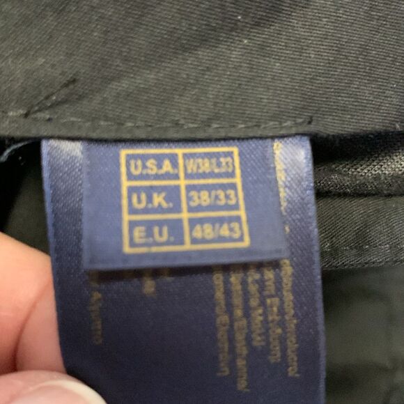 Brooks Brothers Gray Single Pleat Cuffed Wool Trouser Dress Pants Size 38 X 33 - Picture 8 of 11